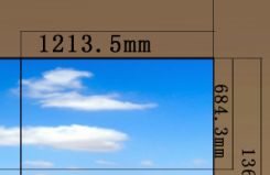 46寸與55寸液晶拼接屏的尺寸差異詳解